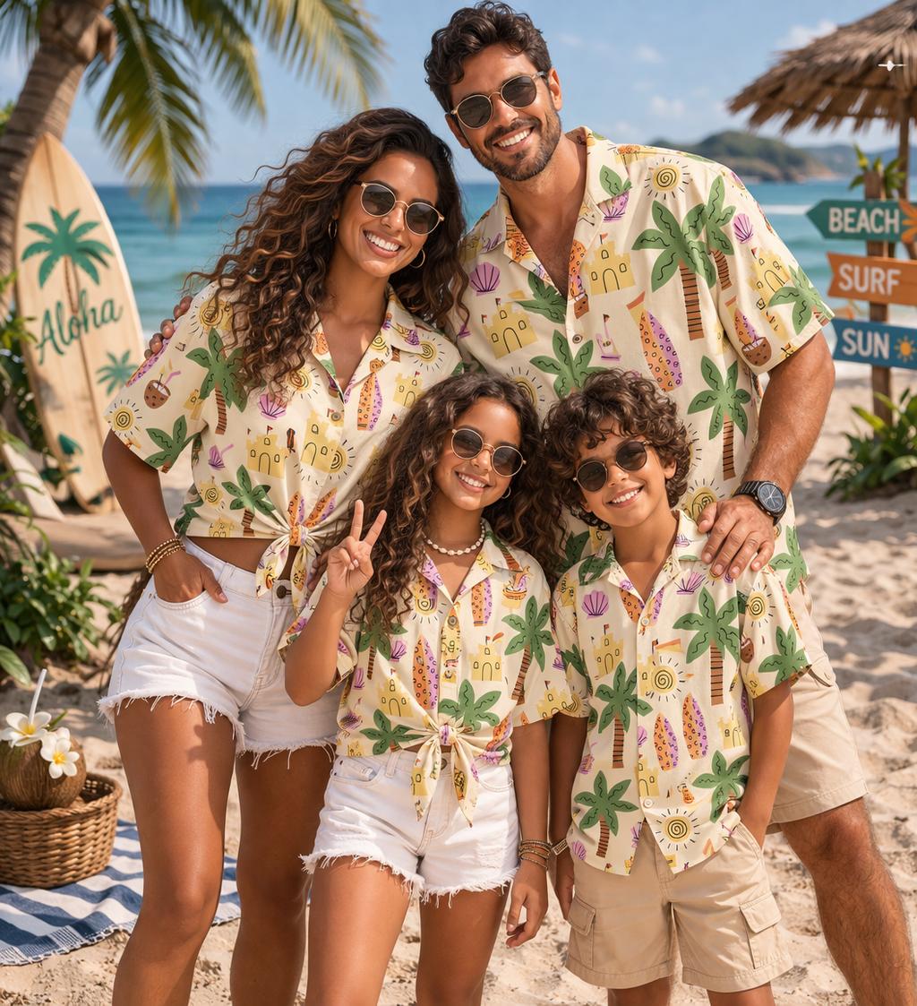 Parent Of Plant - Hawaiian Children's Shirt Plant Flower Coconut