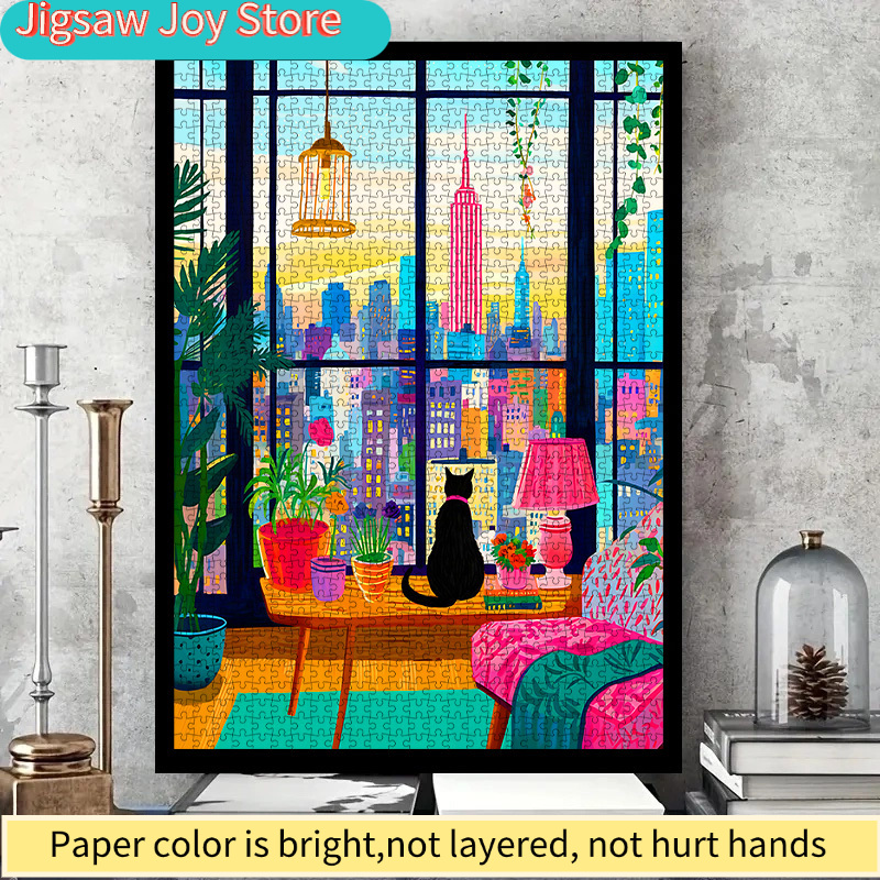 DIY Paper Puzzle, New York Cit - Parent Of Plant 评论和价格