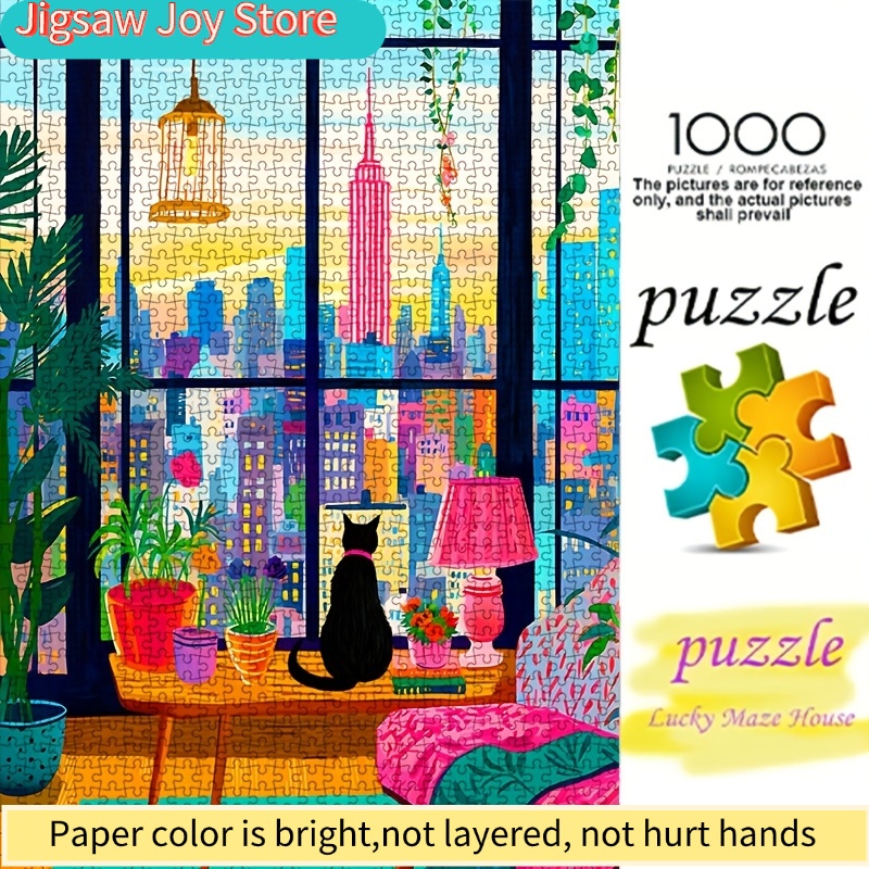 DIY Paper Puzzle, New York Cit - Parent Of Plant 评论和价格