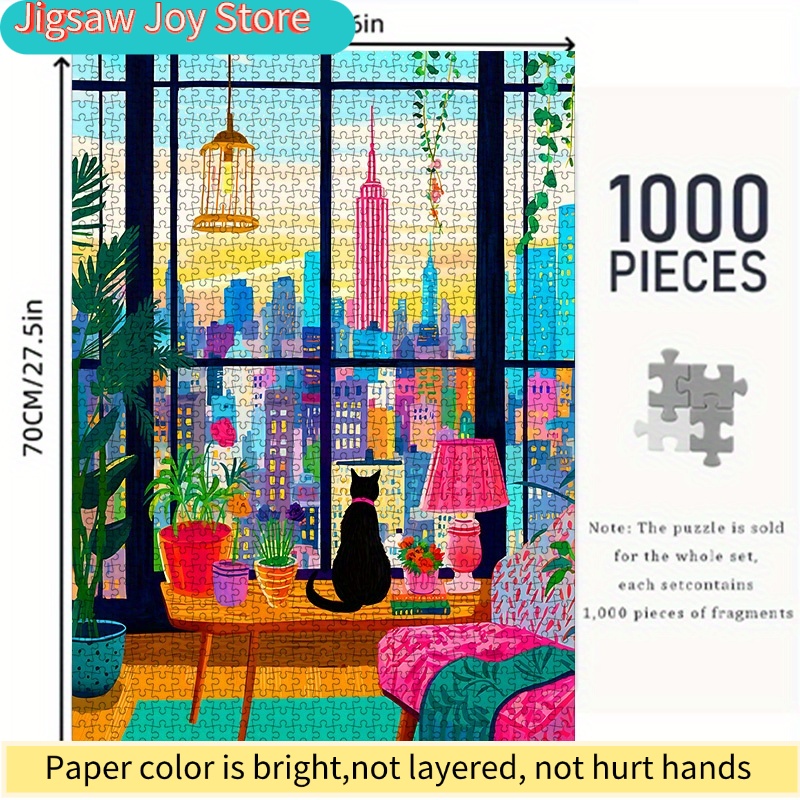 DIY Paper Puzzle, New York Cit - Parent Of Plant 评论和价格