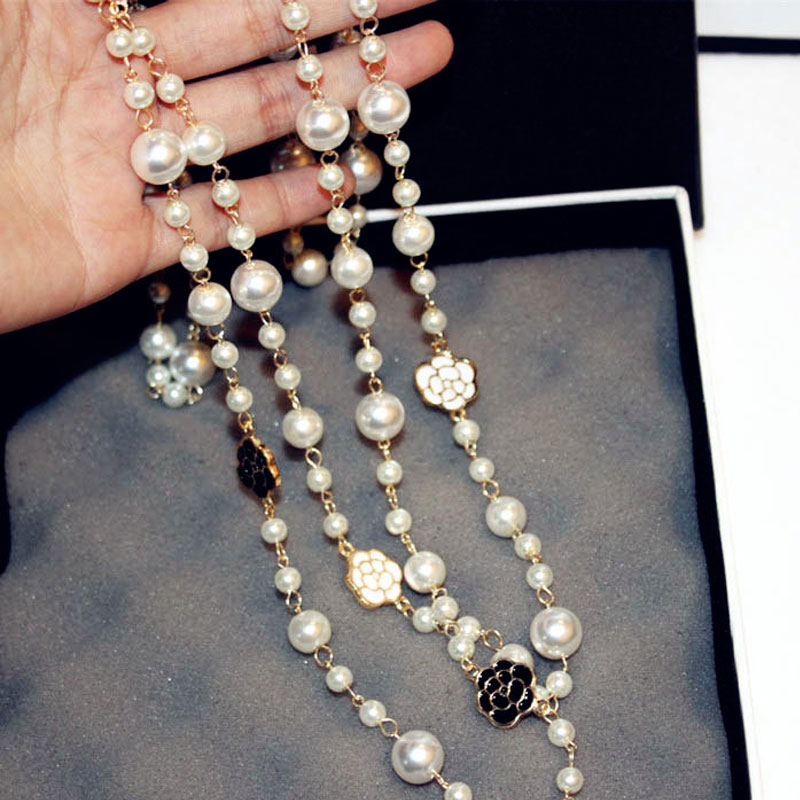 Long Simulated Pearl Necklace  - String Of Pearls Plant 评论和价格