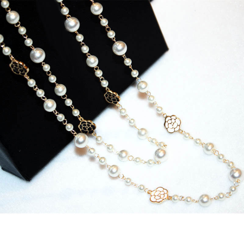 Long Simulated Pearl Necklace  - String Of Pearls Plant 评论和价格