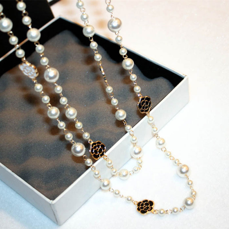 Long Simulated Pearl Necklace  - String Of Pearls Plant 评论和价格