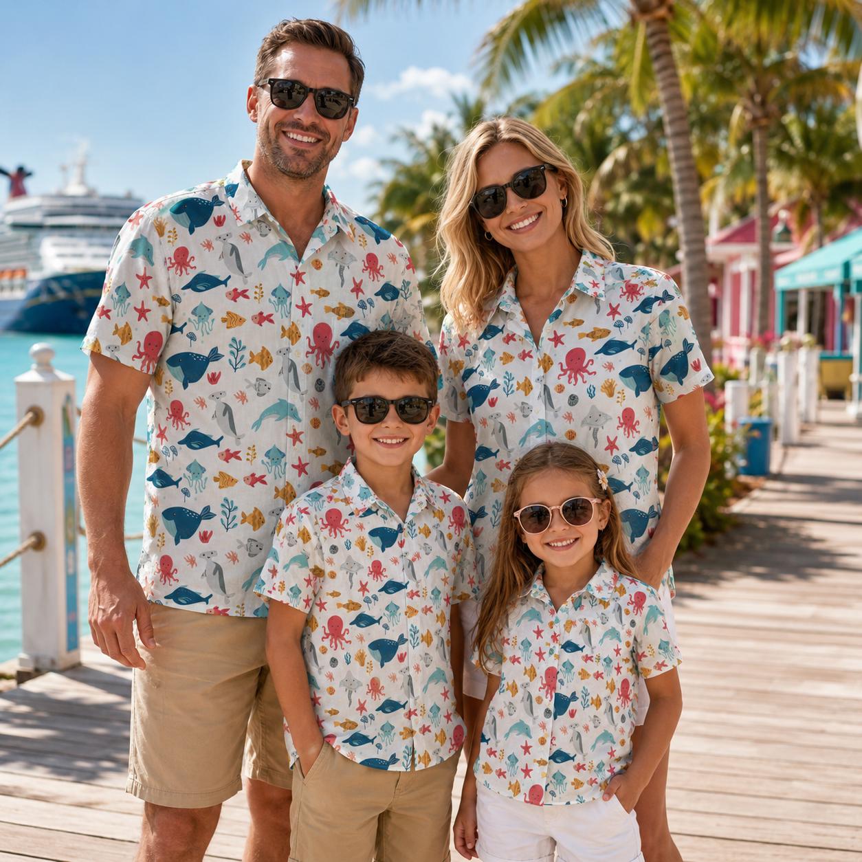 Hawaiian Children's Shirt Plan - Parent Of Plant 评论和价格