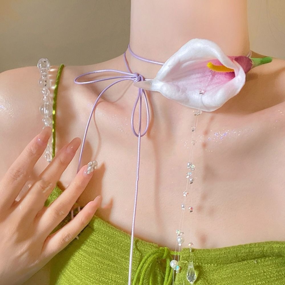 Fashion Exaggerated Calla Lily - String Of Pearls Plant 评论和价格
