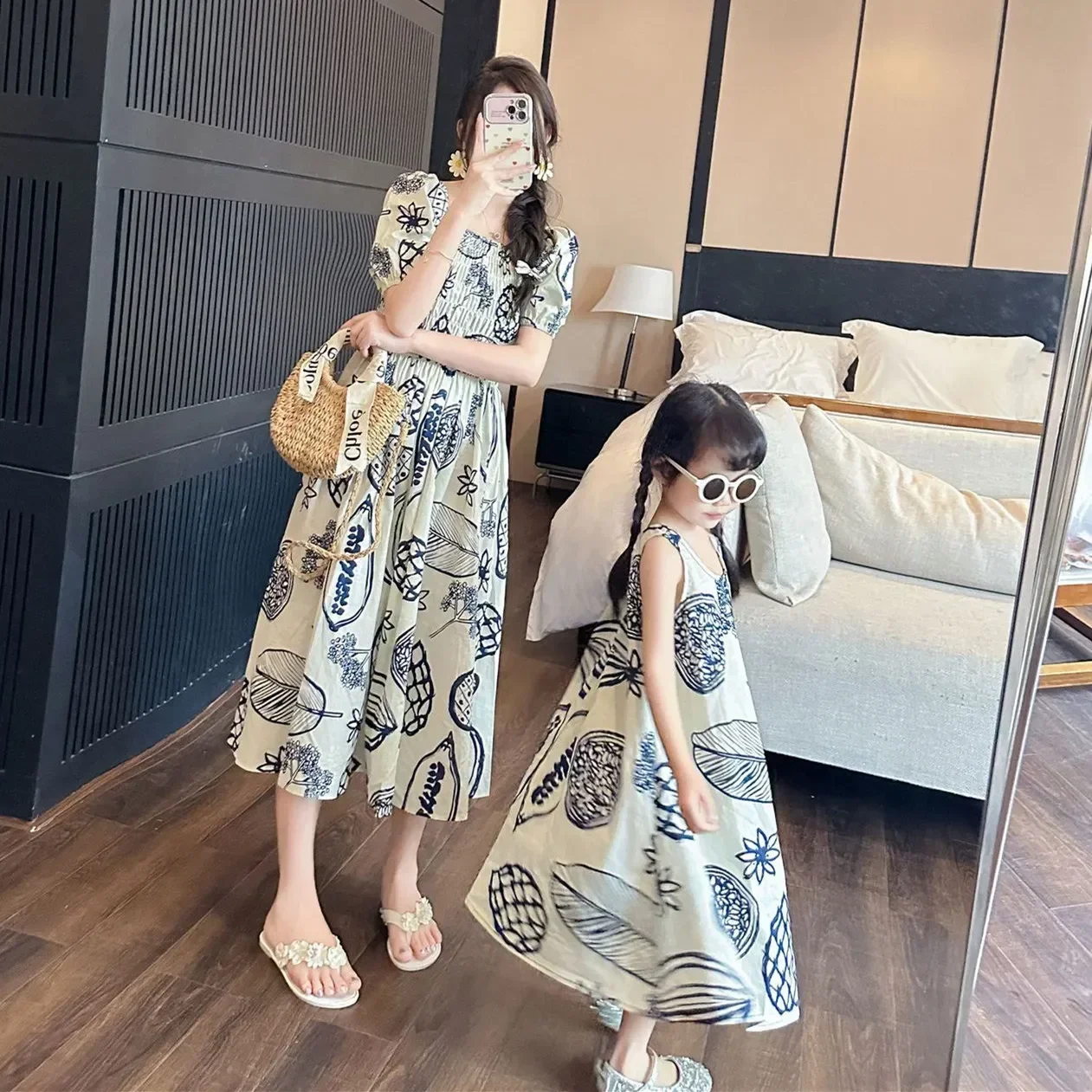 Women Smock Dresses Korean Sis - Parent Of Plant 评论和价格