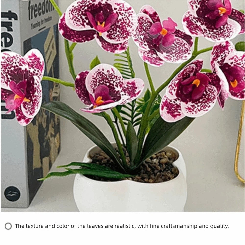 Multi-Bloom Simulated Butterfl - Orchid Phalaenopsis 评论和价格
