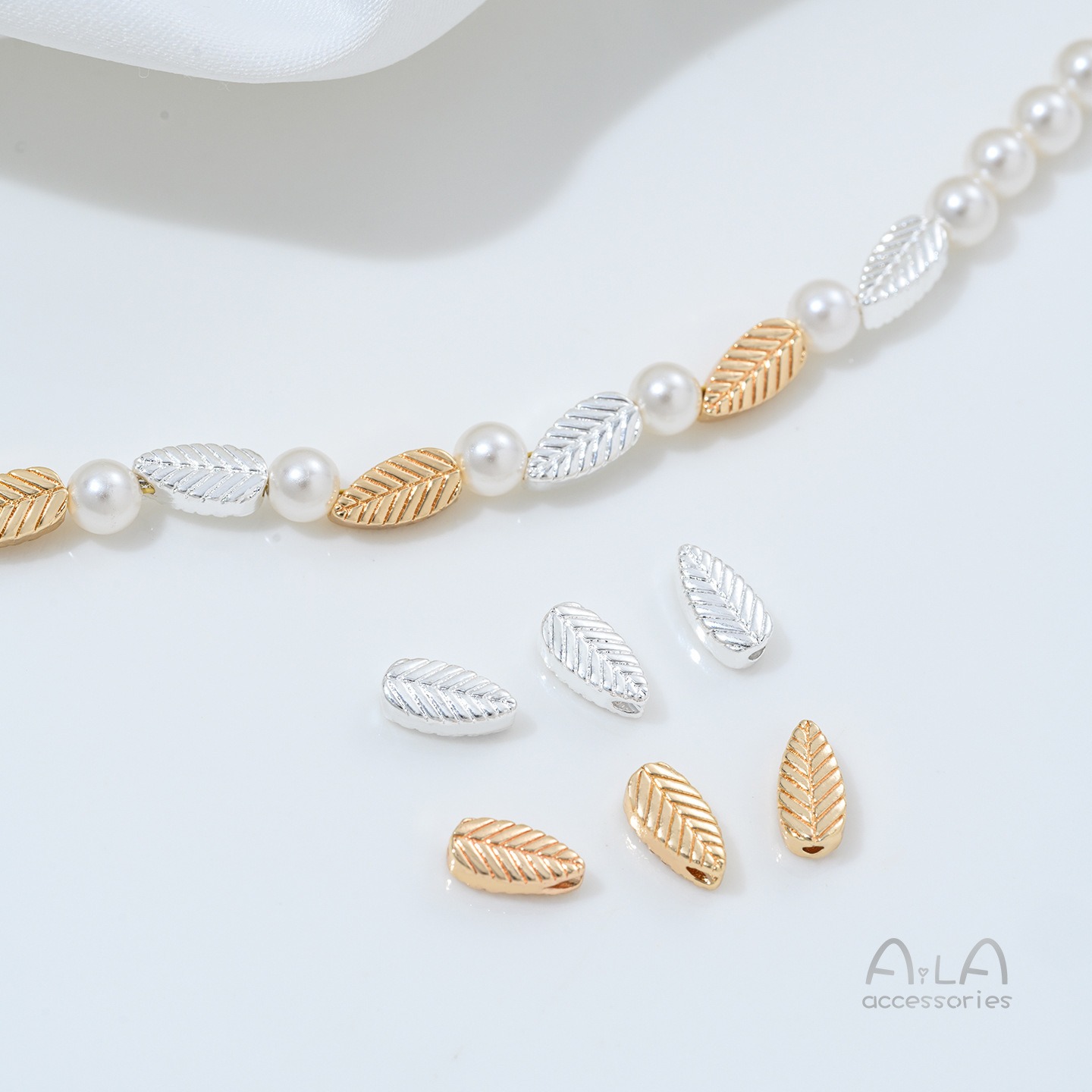 Silver-plated 14K Gold Double- - String Of Pearls Plant 评论和价格