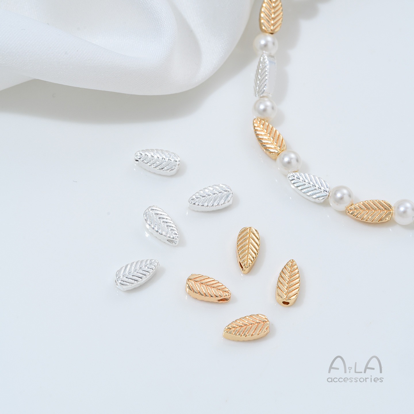 Silver-plated 14K Gold Double- - String Of Pearls Plant 评论和价格