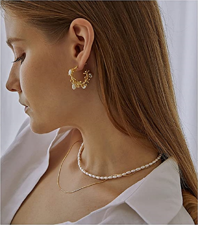 Pearl Necklace 5-7mm Oval Whit - String Of Pearls Plant 评论和价格