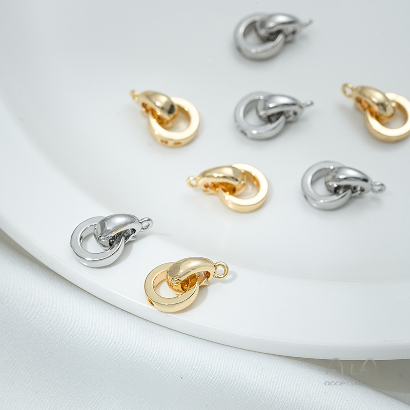 14K Gold-plated 9mm Small Ring - String Of Pearls Plant 评论和价格