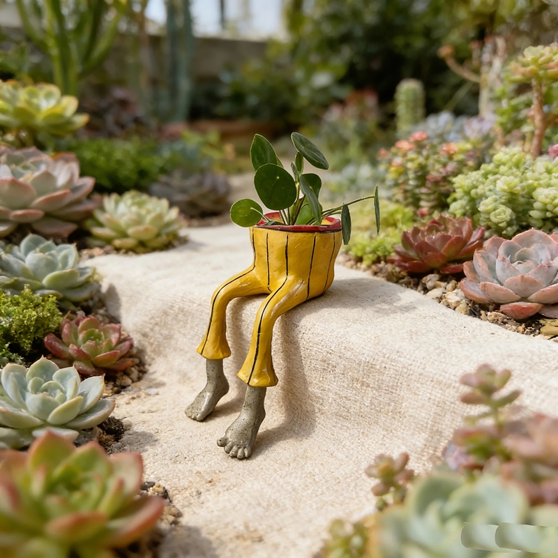 Whimsical Resin Leggy Planter  - Parent Of Plant 评论和价格