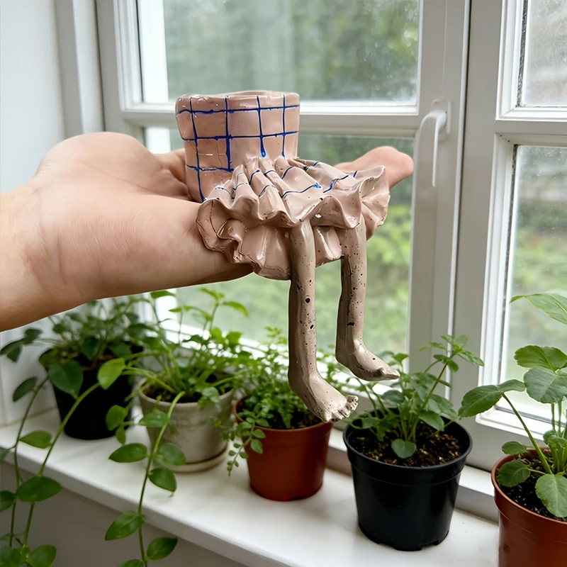 Whimsical Resin Leggy Planter  - Parent Of Plant 评论和价格